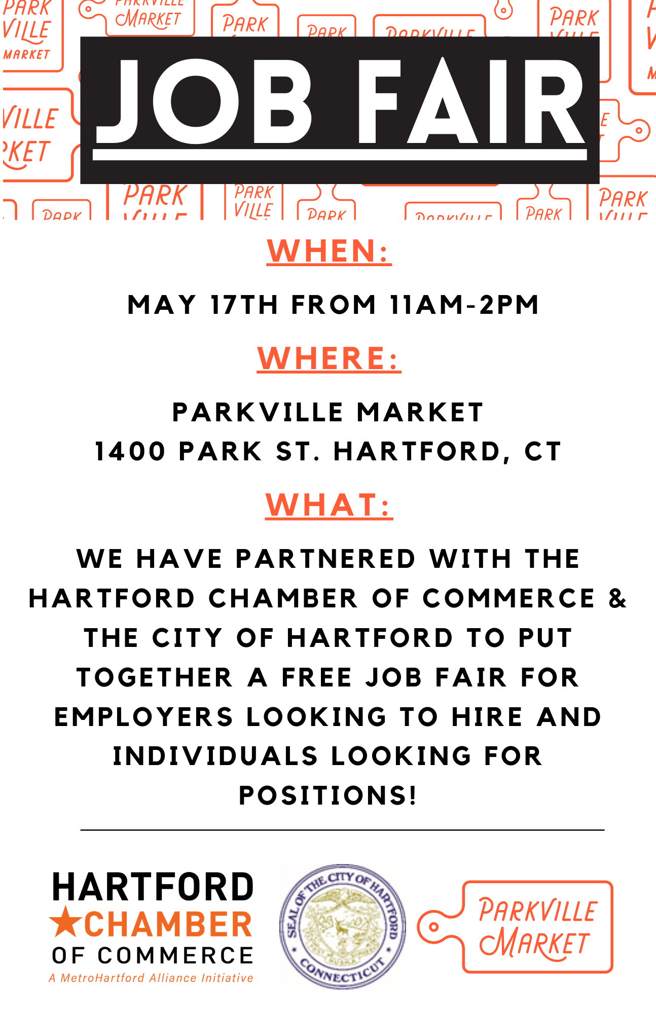 Job Fair May 17 University of Hartford